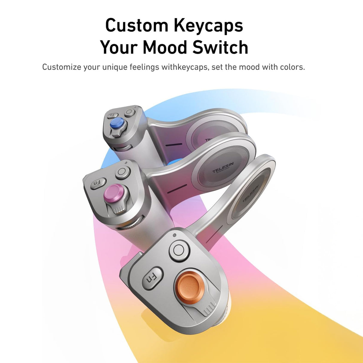 Magnetic Pro Shot Imaging Camera Grip for iPhone by Telesin