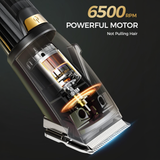 Professional Cordless Hair Clipper and Trimmer Kit for Men by GLAKER