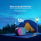 Pyro Mini Portable Bluetooth Speaker with Deep Bass, Ultra-Long 10H Playback and Multiple Light Effects Soundcore by Anker