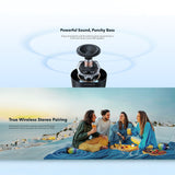 Pyro Mini Portable Bluetooth Speaker with Deep Bass, Ultra-Long 10H Playback and Multiple Light Effects Soundcore by Anker