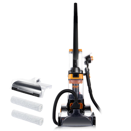 3-in-1 Carpet & Floor Washer Vacuum Cleaner 800W R-8774 by RAF, Dual Roller Brush, 1.35L Clean Water Tank & 1.25L Dirty Water Tank, Carpet Cleaner for Home & Car - SASKA UAE