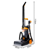 3-in-1 Carpet & Floor Washer Vacuum Cleaner 800W by RAF, Dual Roller Brush, 1.35L Clean Water Tank & 1.25L Dirty Water Tank, Carpet Cleaner for Home & Car