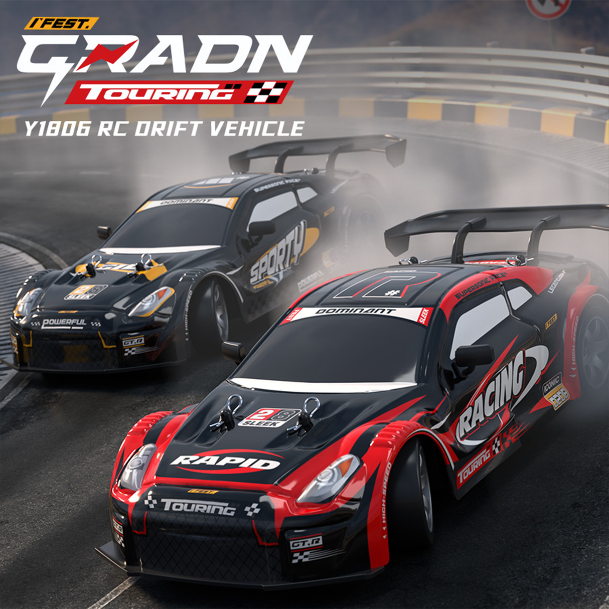 RC Drift Car – 15KM/H Speed, Rechargeable Battery | RC car | SASKA Trading Dubai UAE