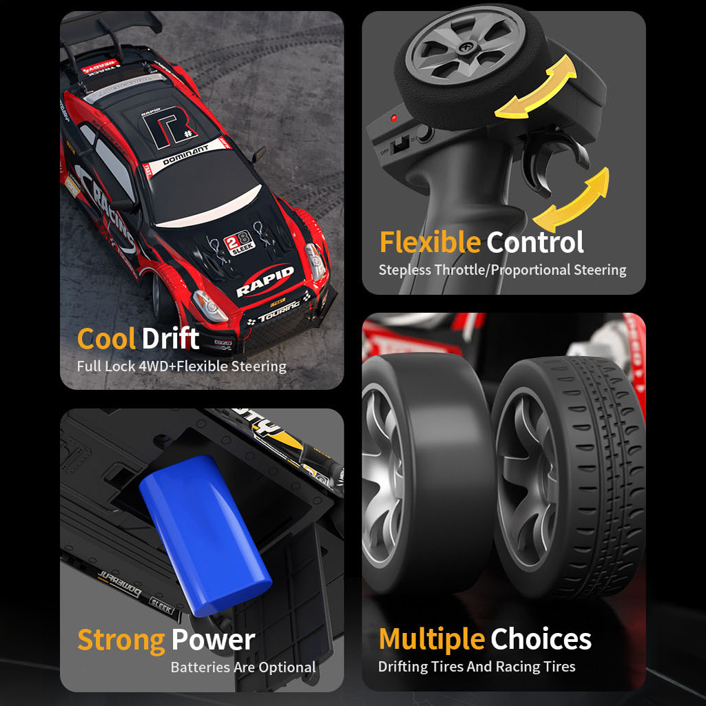 RC Drift Car – 15KM/H Speed, Rechargeable Battery | RC car | SASKA Trading Dubai UAE