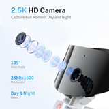 ROLA PetPal Robot Camera – Mobile Indoor Pet Monitoring Robot with HD Live Video, Two-Way Audio & App Control by Enabot