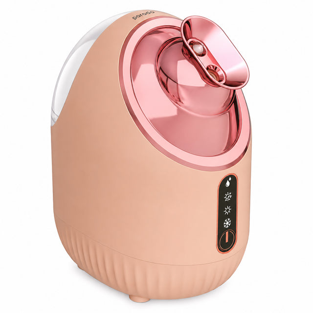 Rozita Hot & Cold Face Steamer with Nano Mist Spray, Deep Cleansing & Skin Hydration with 240mL Water Tank by Porodo - SASKA - saska uae