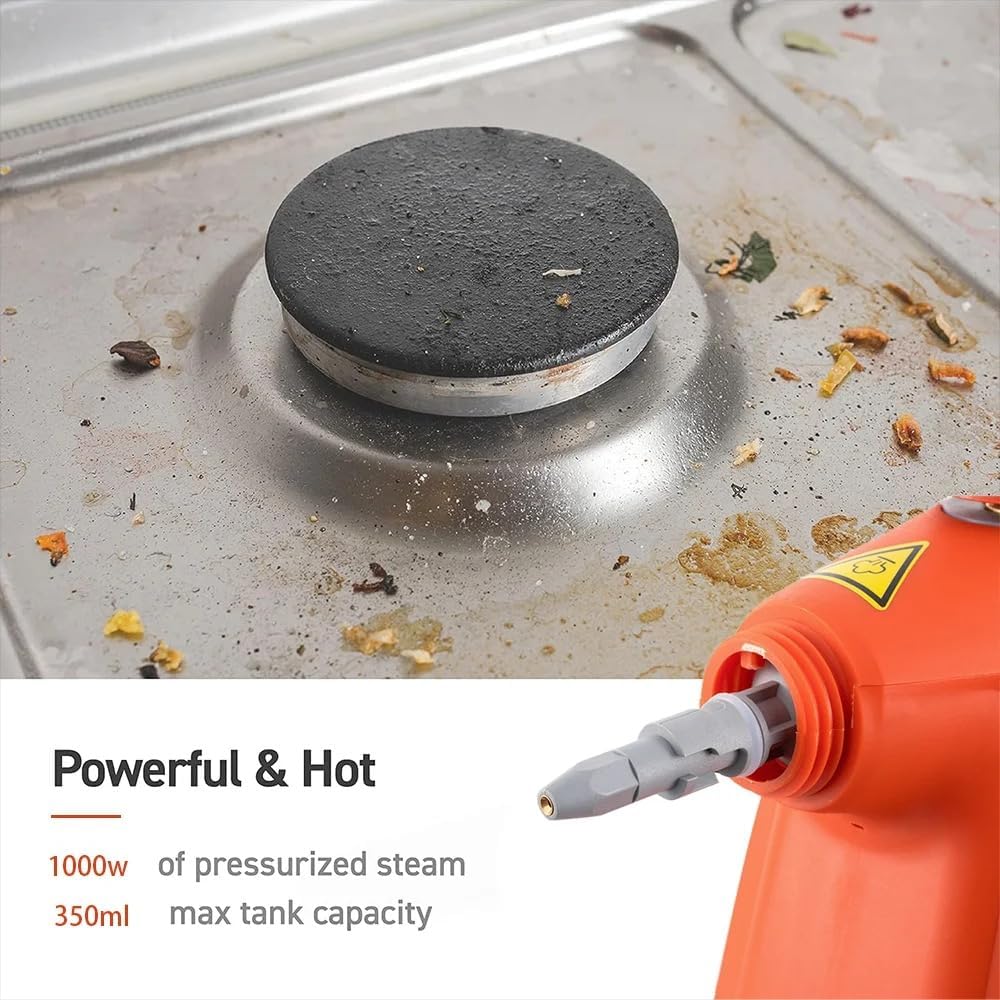 Multi-Purpose Steam Cleaner with Complete Accessory Kit by RAF  Pressure Steam Cleaner SASKA Trading