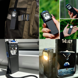 كشاف كليب احترافي 3-في-1 بقوة 2800 لومن GR36، قابل للشحن USB-C، بإضاءة بيضاء دافئة وباردة و UV، قاعدة مغناطيسية ومقاومة للماء من IMALENT