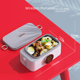 Wireless Rechargeable Insulated Electric Lunch Box SASKA