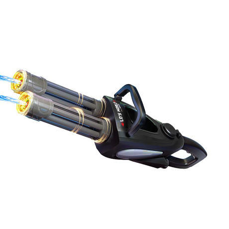 Buy Rotary Barrel Water Gun with LED Light & Modular Battery at SASKA Trading , Dubai UAE