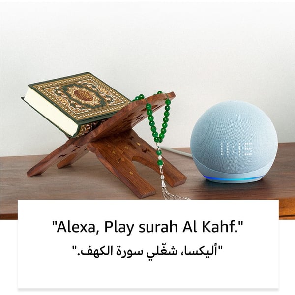 Amazon Echo Dot 5 With Clock