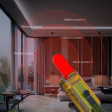 Mini Flashlight Keychain LED 8Mode COB Laser Type-C Rechargeable by SMILING SHARK