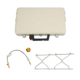 2-Burner Portable Camping Stove – Lightweight Outdoor Gas Grill with Non-Stick Surface