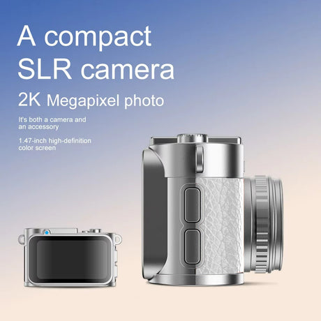 Mini Digital Camera – Portable (2K) Camcorder, Switchable Filters and Wide Zoom | Digital Camera | SASKA Trading