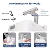 حوض غسيل محمول يعمل بالبطارية للاستخدام في الوضوء والتخييم ورعاية المسنين والسفر والمنزل من INNOVIA