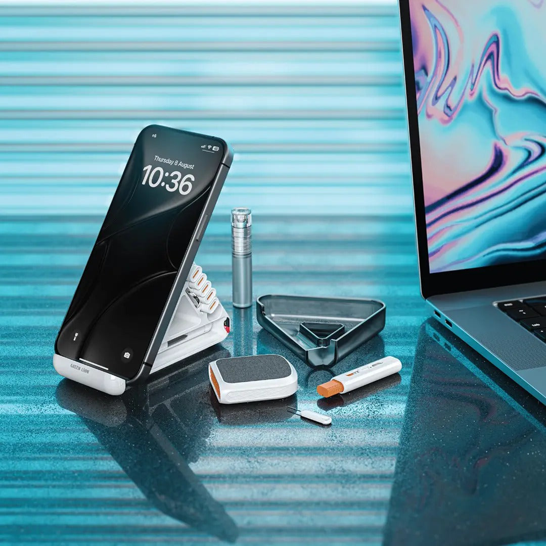 مجموعة تنظيف متعددة الاستخدامات، 22 في 1، للكاميرا ولوحة المفاتيح والشاشة من Green Lion