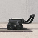 ABS Roller, Dual Wheel, LED Display, Auto Rebound, Anti-Slip, Type-C, Black by Green lion