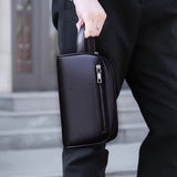 حقيبة بصمة الأصبع، مصنوعة من جلد البولي يوريثان بقفل ذكي وآمن مضاد للسرقة - من Green Lion