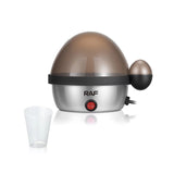 غلاية بيض كهربائية - 350 واط، تتسع حتى 7 بيضات، إيقاف تشغيل تلقائي، طرية - متوسطة - صلبة، من RAF