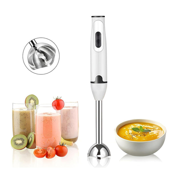 Handheld Stick Blender 400W with 2-Speed Control & Stainless Steel Blades for Smoothies, Soups, Sauces & Baby Food DX2023 by DENX SASKA UAE saska.ae