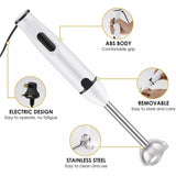 Handheld Stick Blender 400W with 2-Speed Control & Stainless-Steel Blades for Smoothies, Soups, Sauces & Baby Food by DENX