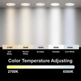 Color Temperature Adjusting Saska smart downlight wifi 