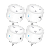 4 pack Saska Smart Plug A16 White