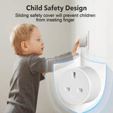 Child safety design Saska Smart Plug A16 White