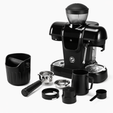 Semi-Automatic Espresso Coffee Maker – Built-in Grinder and Brewer All-in-One, 19 Bar High-Pressure Extraction by iCafilas