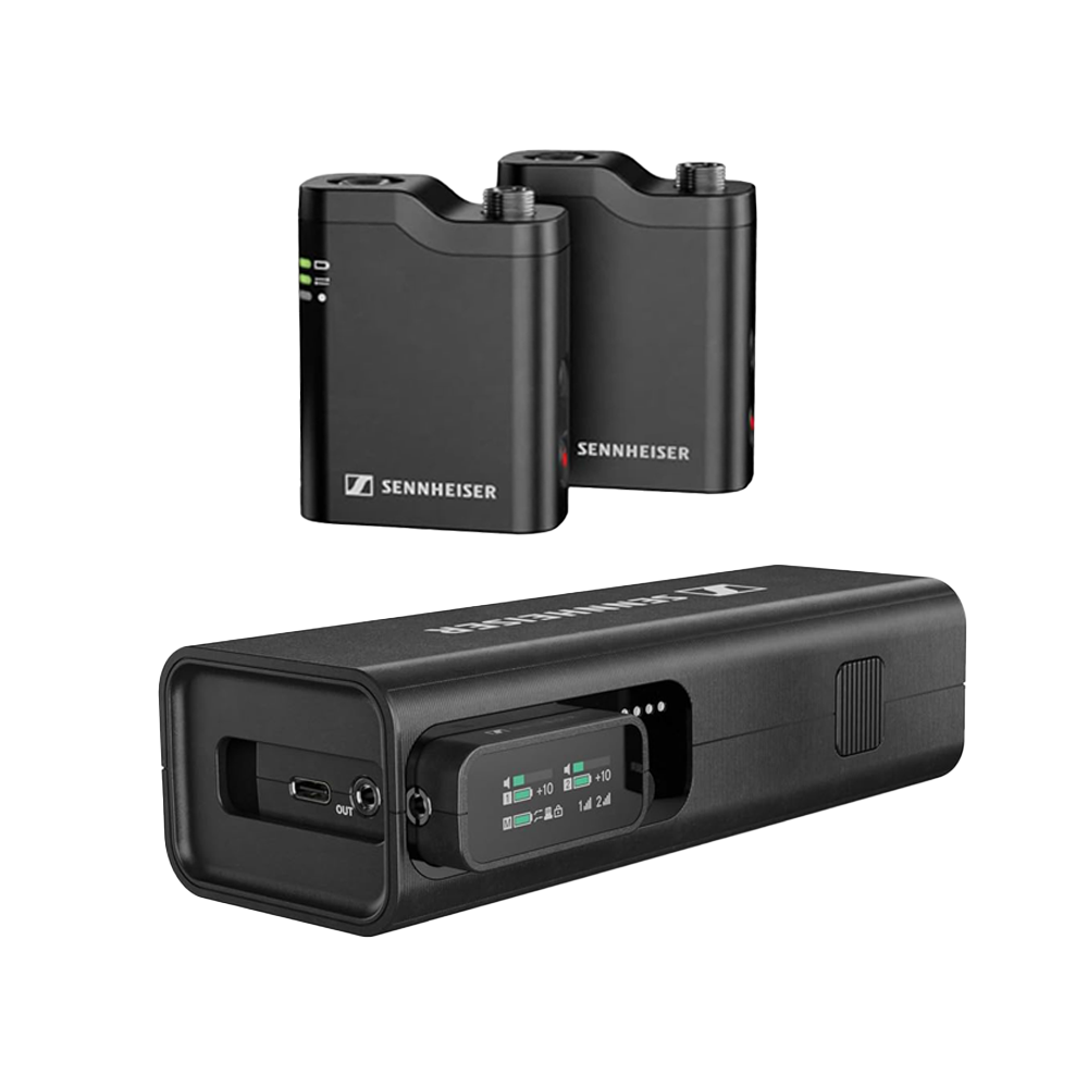 2-Channel All-In-One Microphone System Profile Wireless by Sennheiser  Wireless Microphone SASKA Trading