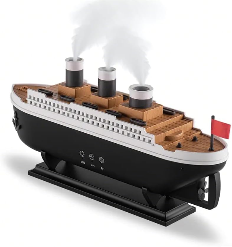 Ship Shape Oil Humidifier 250ml Remote Control - SASKA Trading