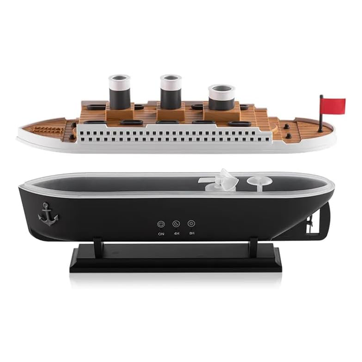 Ship Shape Oil Humidifier 250ml Remote Control - SASKA Trading