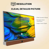 24″ FHD Portable Smart TV with Built‑in Battery, Google TV, HDMI and USB with Carrying Case by SKYWORTH