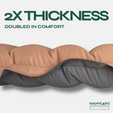 مرتبة هوائية قابلة للنفخ ناعمة للتخييم والسفر - وسادة نوم مريحة للنزهات والمشي لمسافات طويلة والمنزل