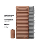 مرتبة هوائية قابلة للنفخ ناعمة للتخييم والسفر - وسادة نوم مريحة للنزهات والمشي لمسافات طويلة والمنزل