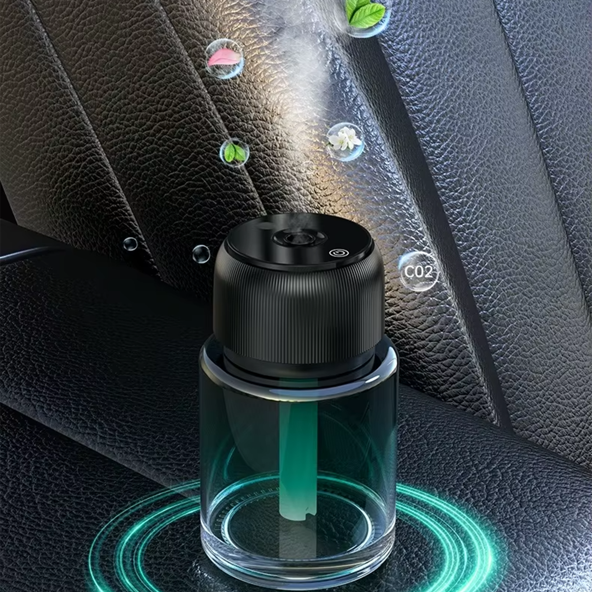 Smart Car Air Freshener with Mini Fragrance Bottle