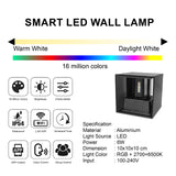 Smart Outdoor Wall Light 6W - SASKA