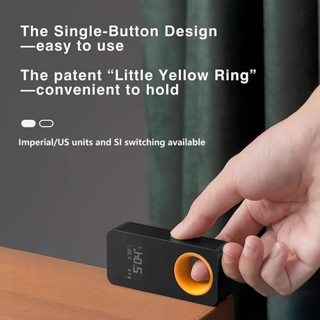 Smart Laser Distance Measure 30m, High-Accuracy Digital Meter with OLED Screen by HOTO | Laser Measure | SASKA Trading