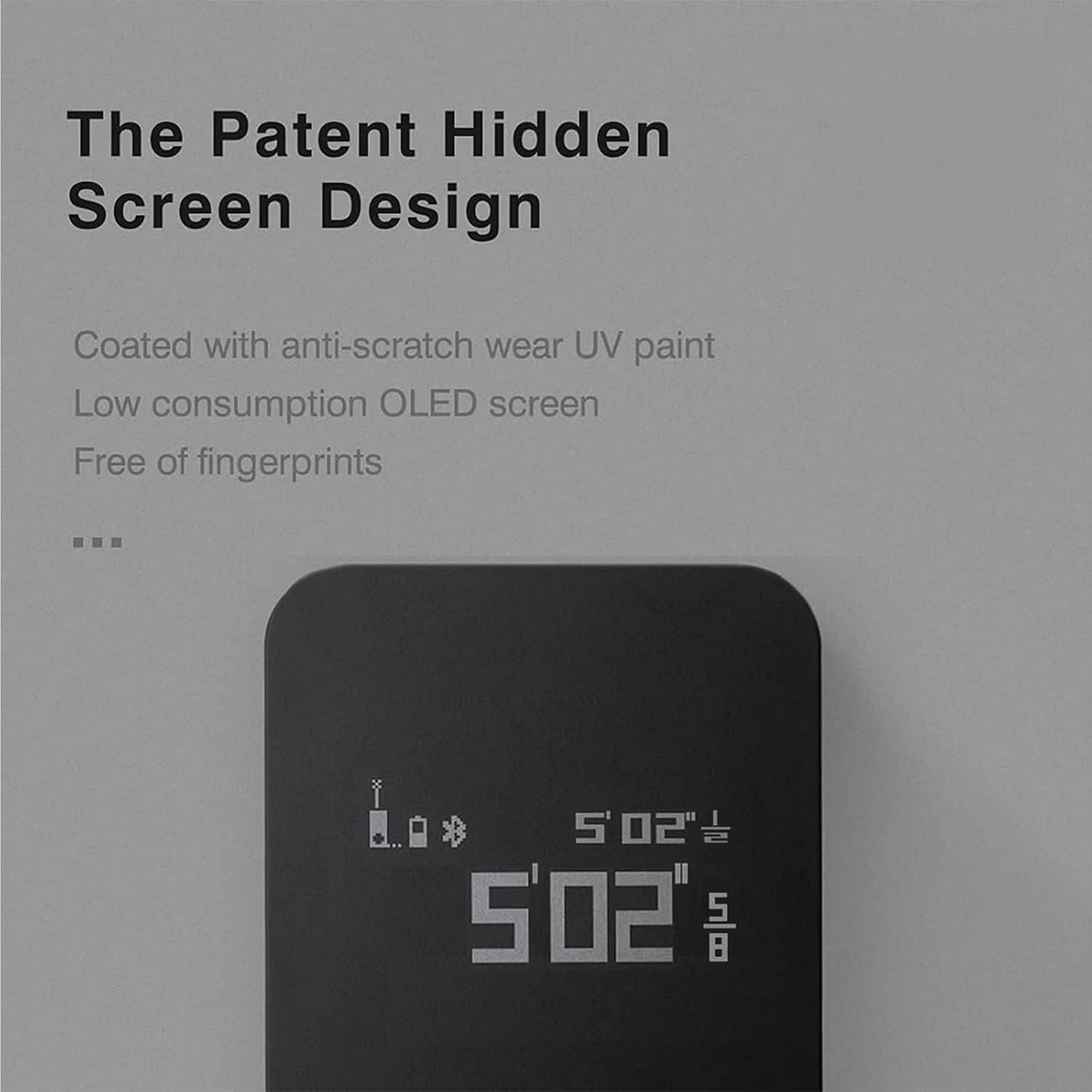 جهاز قياس المسافة الذكي بالليزر 30 مترًا، عداد رقمي عالي الدقة بشاشة OLED من HOTO