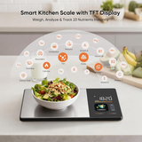 Smart Nutrition Food Scale with LCD Display – Digital Kitchen Weight Scale