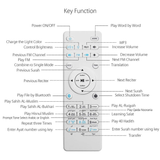 Smart Quran Speaker Lamp with App Control & 18 Translations