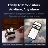 Smart Video Doorbell 2K with Wireless Monitor & Two-Way Audio by SwitchBot