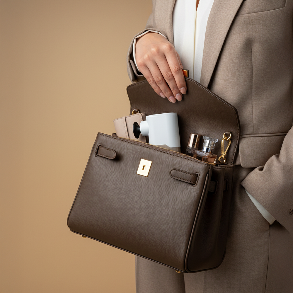 مسدس تدليك محمول صغير الحجم P5 - قابل لإعادة الشحن بحجم الجيب - علاج اهتزازي لاستعادة العضلات