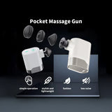 مسدس تدليك محمول صغير الحجم P5 - قابل لإعادة الشحن بحجم الجيب - علاج اهتزازي لاستعادة العضلات