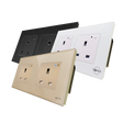 Saska Smart Wall socket 2 Gang Wi-Fi