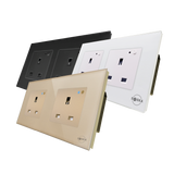 Saska Smart Wall socket 2 Gang Wi-Fi