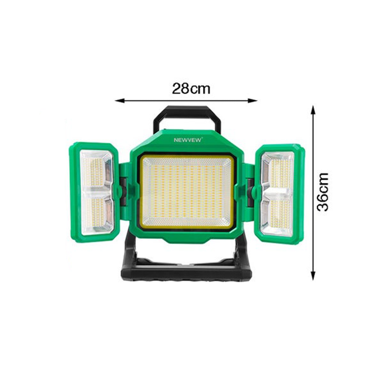 Solar LED Spotlight – with Power Bank for Outdoor Adventures by NEWVEW