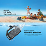 سماعة بلوتوث خارجية Boom 2، مقاومة للماء وقابلة للطفو، إضاءة RGB من Soundcore by Anker