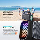 سماعة بلوتوث خارجية Boom 2، مقاومة للماء وقابلة للطفو، إضاءة RGB من Soundcore by Anker