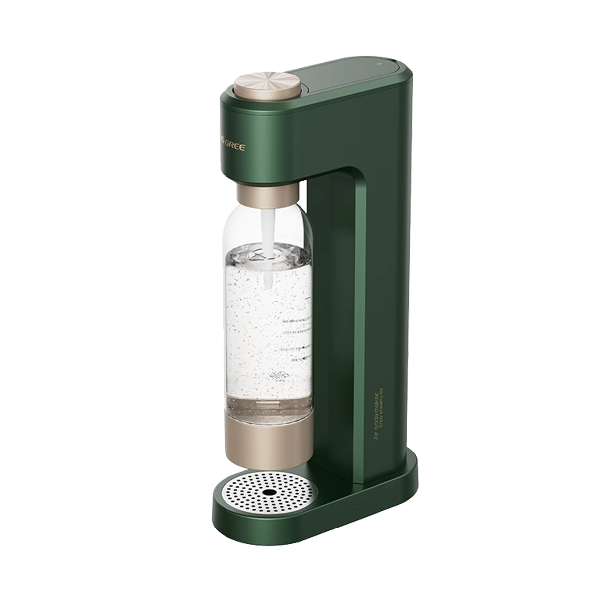 Sparkling Water Maker – Home Soda & Carbonated Drink Machine (Bottle Included) by Gree